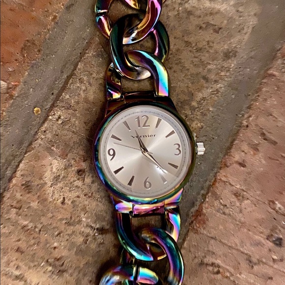 Vernier Jewelry - Vernier Women’s metal interlocking chain watch